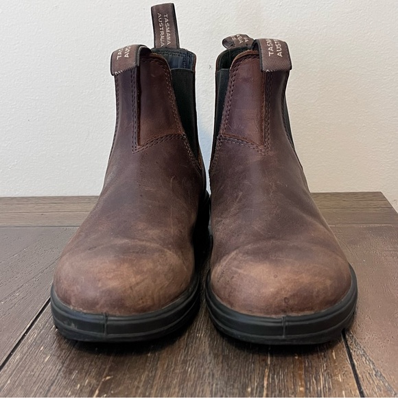 Blundstone Brown Leather Chelsea Boots Womens US size 8 Mens size 6/UK 5 - Picture 2 of 11